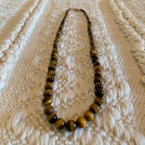 Tigers Eye Graduated 20” Necklace